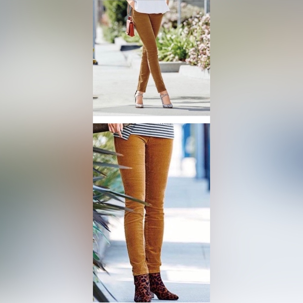 CAbi Fine “Umber” Corduroy Skinny Jeans